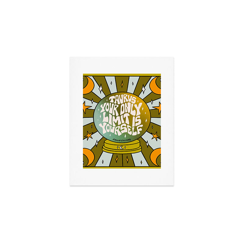 Taurus Crystal Ball Art Print Gallery Image 1