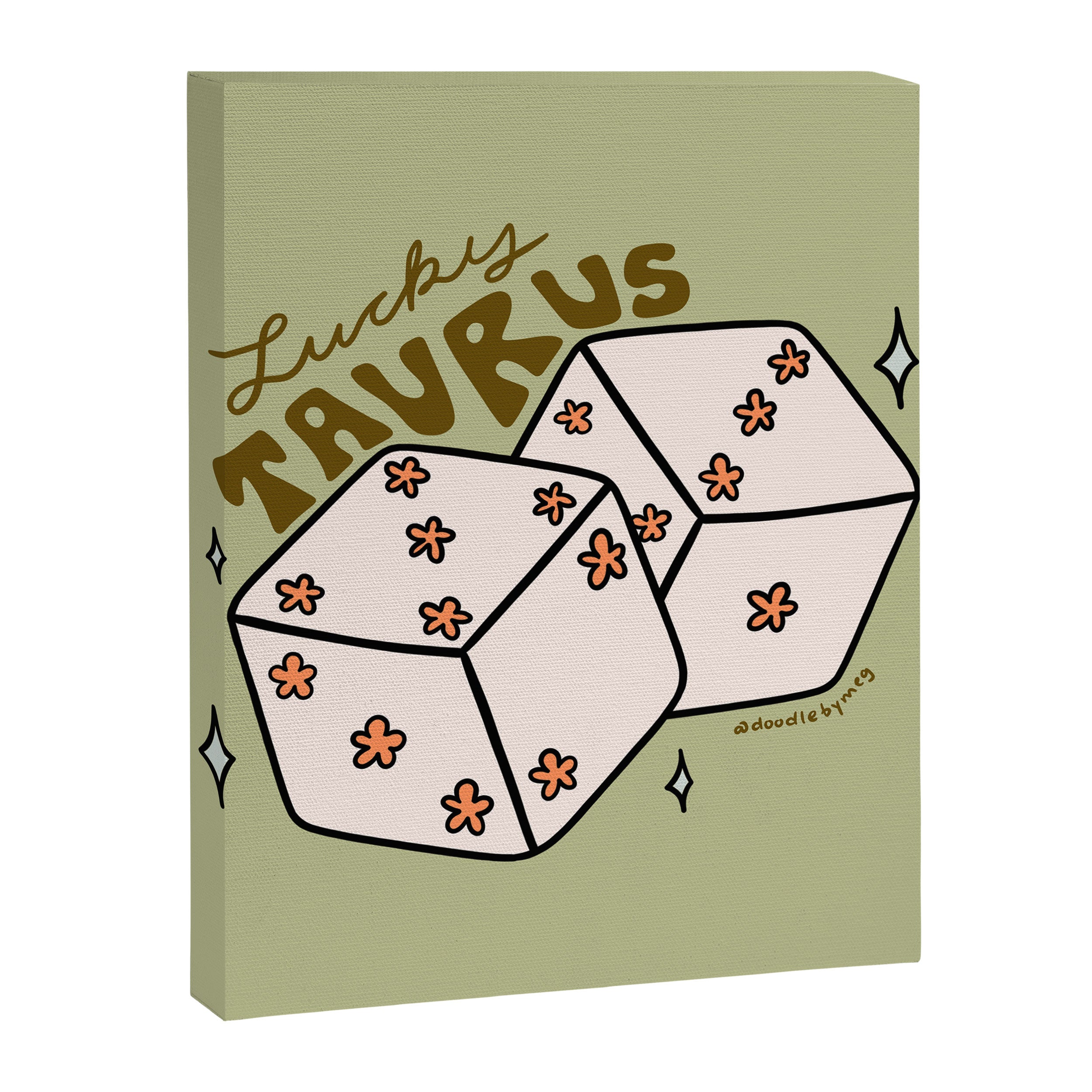 Taurus Dice Canvas Print Gallery Image 8