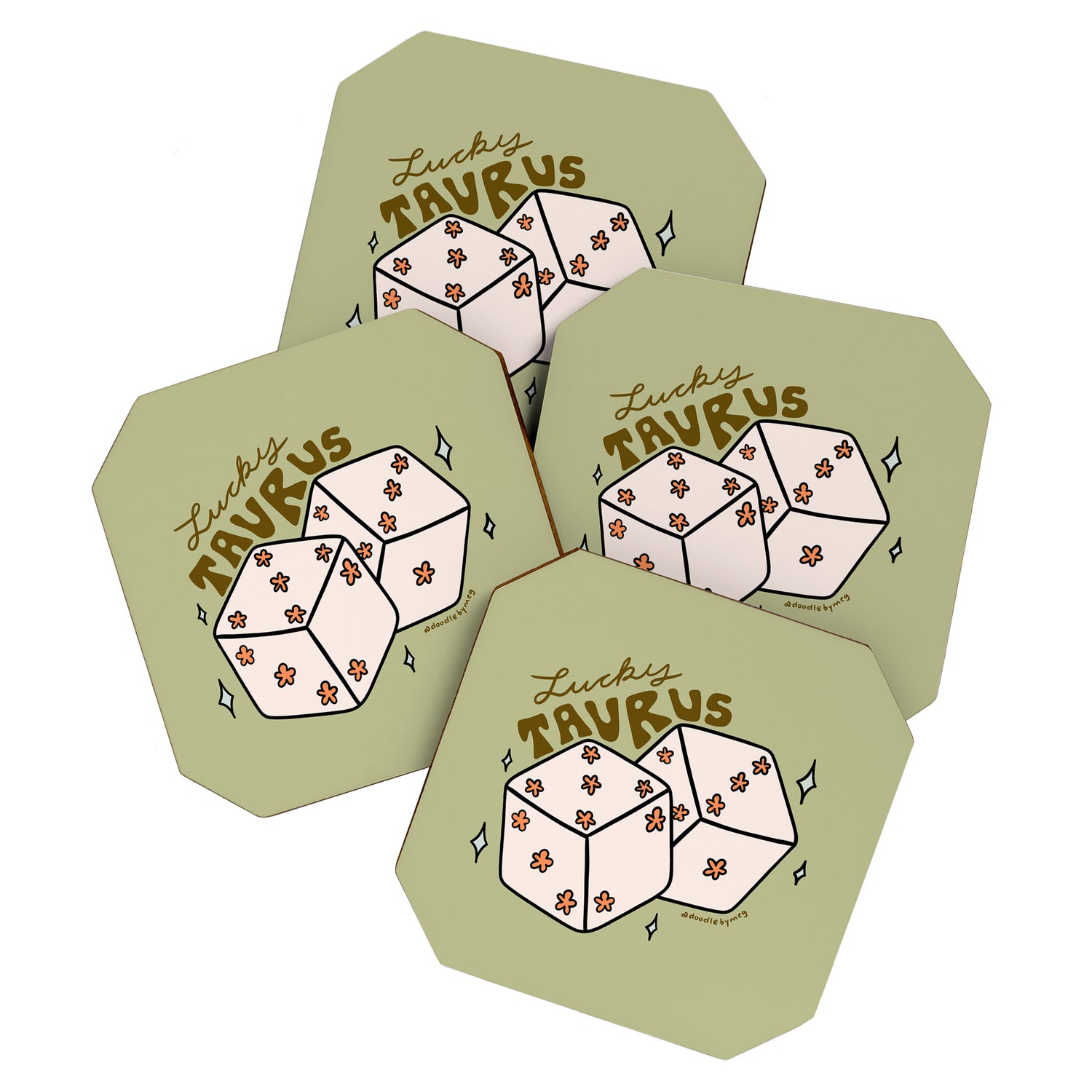 Taurus Dice Coaster Gallery Image 1
