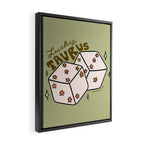 Taurus Dice Framed Canvas Print Gallery Image 2