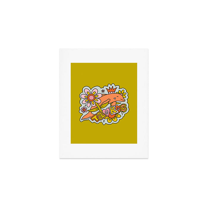 Taurus Dolphin Art Print Gallery Image 1