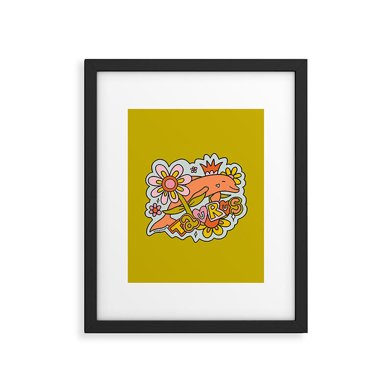 Taurus Dolphin Framed Art Print Gallery Image 6