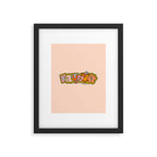 Taurus Doodle Letters Framed Art Print Gallery Image 6