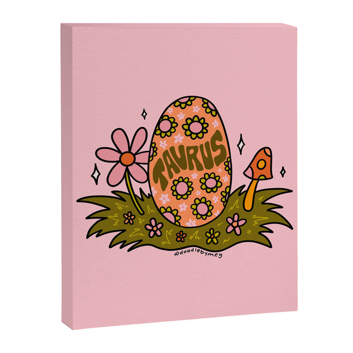 Taurus Easter Egg Canvas Print Gallery Image 1