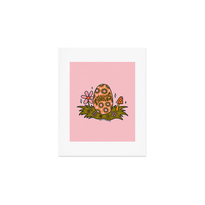 Taurus Easter Egg Art Print Gallery Image 1