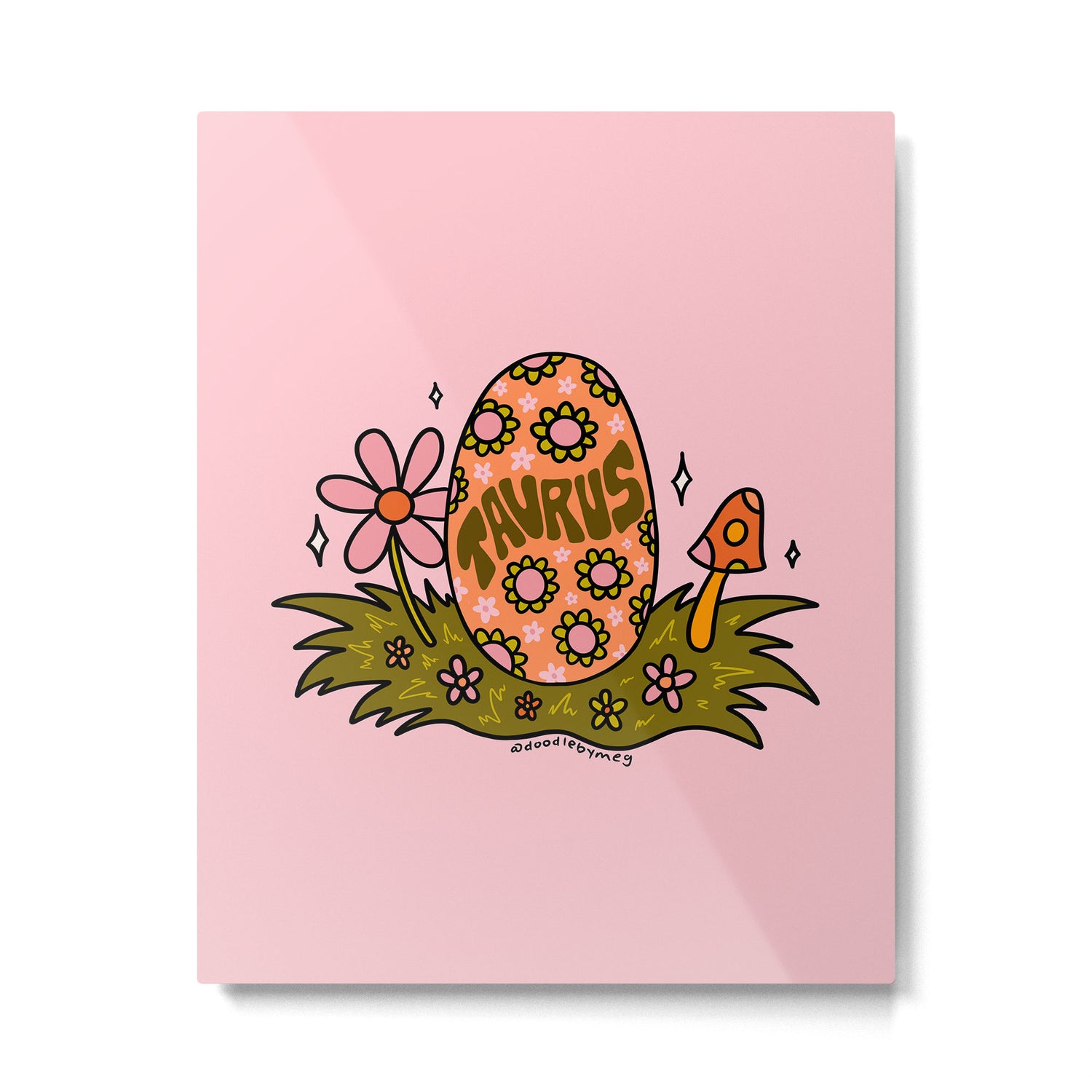 Taurus Easter Egg Metal Print Gallery Image 6
