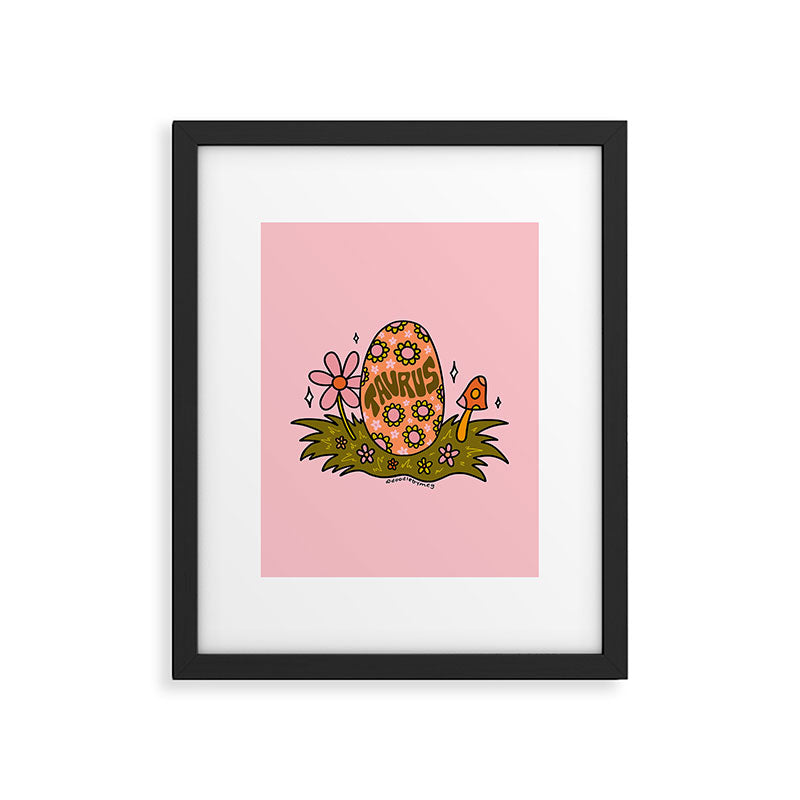 Taurus Easter Egg Framed Art Print Gallery Image 6