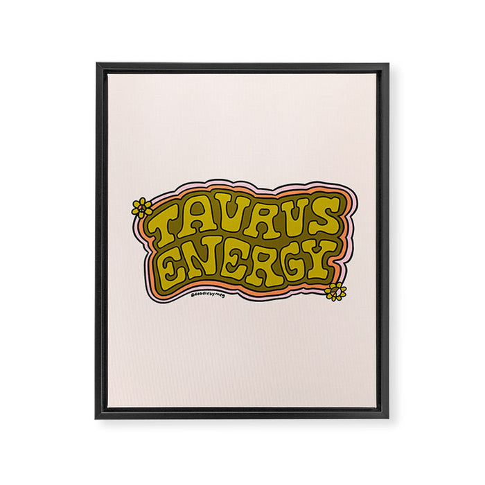 Taurus Energy Framed Canvas Print Gallery Image 1