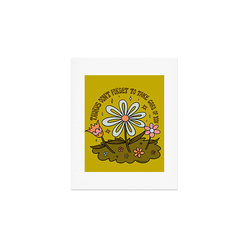 Taurus Flower Art Print Gallery Image 1