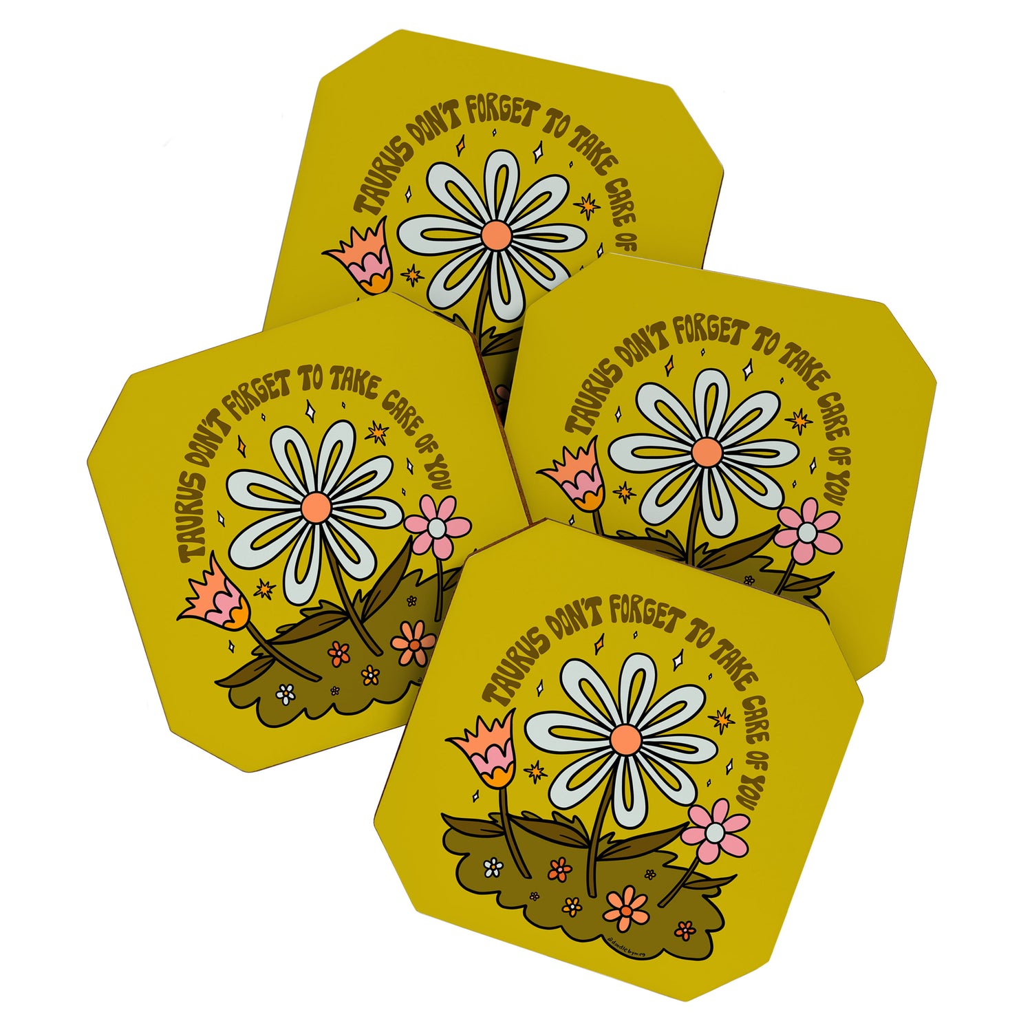 Taurus Flower Coaster Gallery Image 1