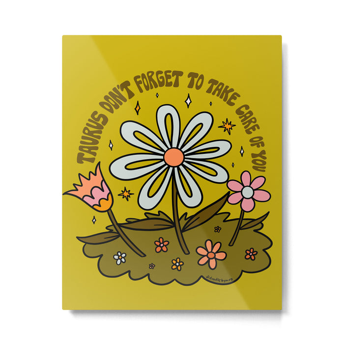 Taurus Flower Metal Print Gallery Image 1