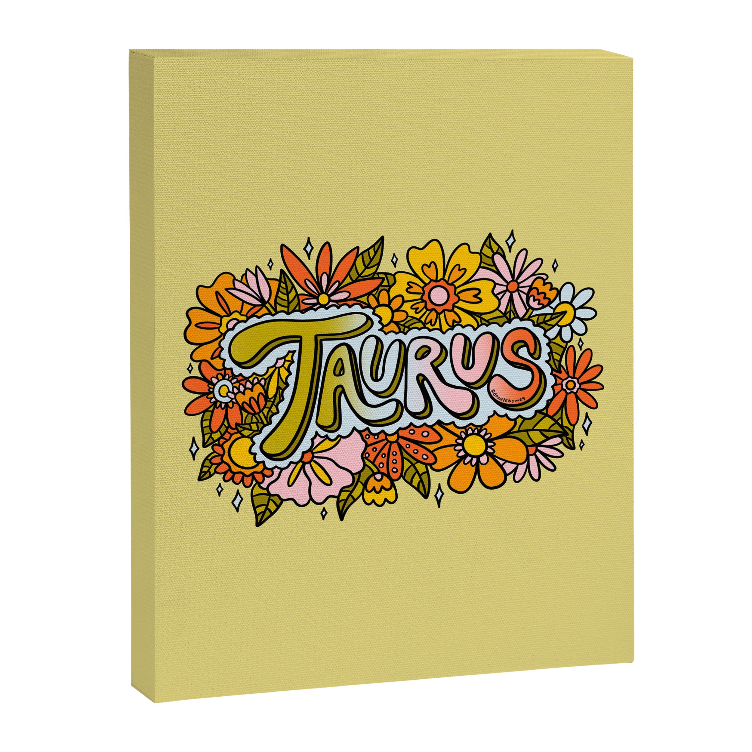 Taurus Flowers Canvas Print Gallery Image 8