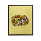 Taurus Flowers Framed Canvas Print Gallery Image 8