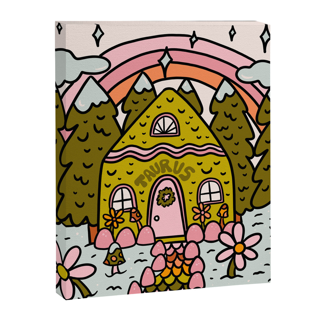 Taurus Gingerbread House Canvas Print Gallery Image 8