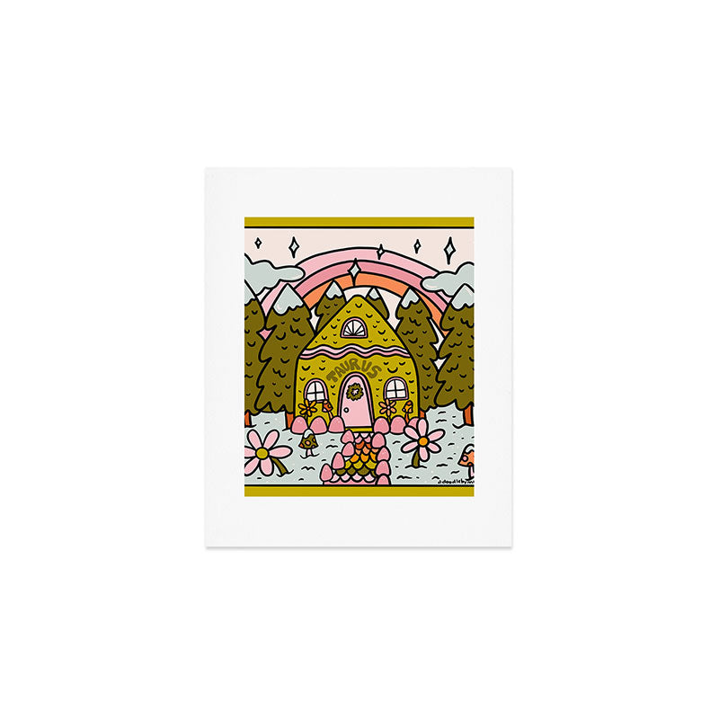 Taurus Gingerbread House Art Print Gallery Image 1
