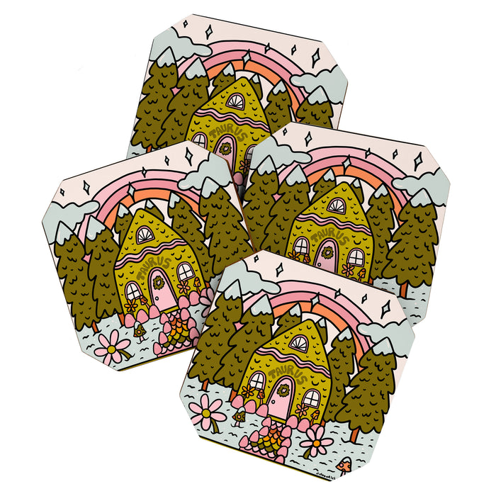 Taurus Gingerbread House Coaster Gallery Image 1