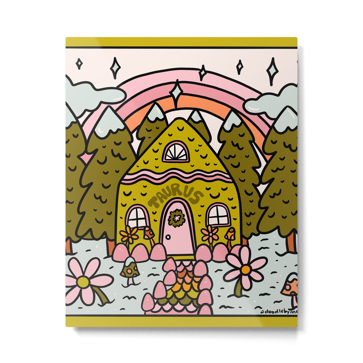 Taurus Gingerbread House Metal Print Gallery Image 6