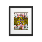 Taurus Gingerbread House Framed Art Print Gallery Image 6