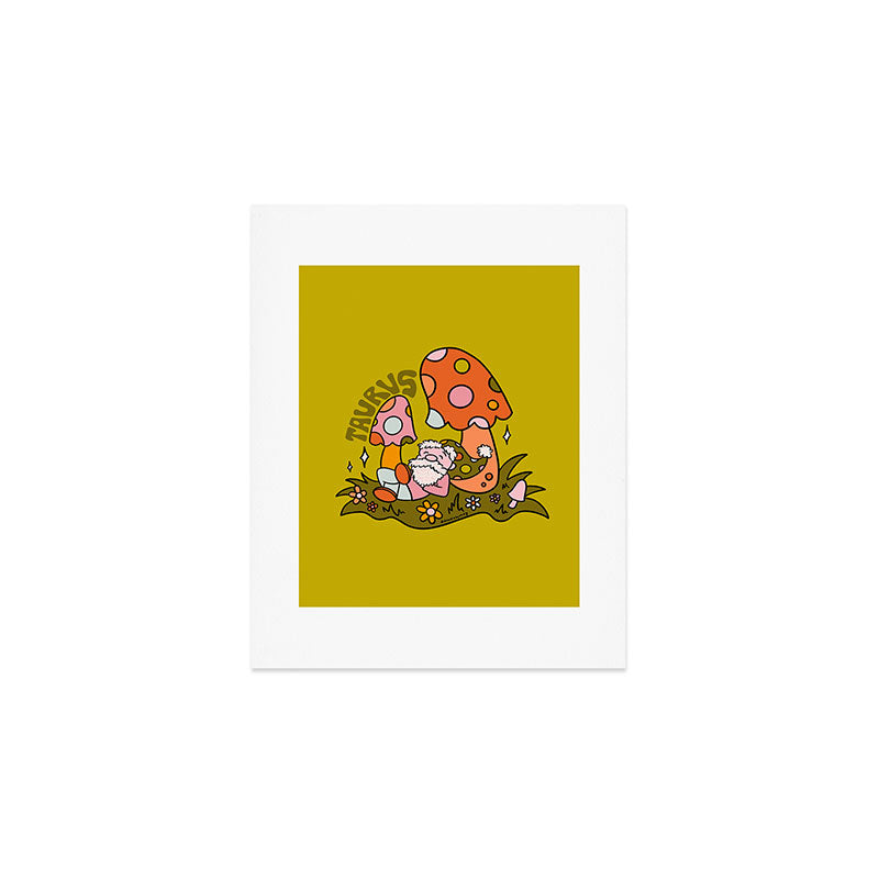 Taurus Gnome Art Print Gallery Image 1