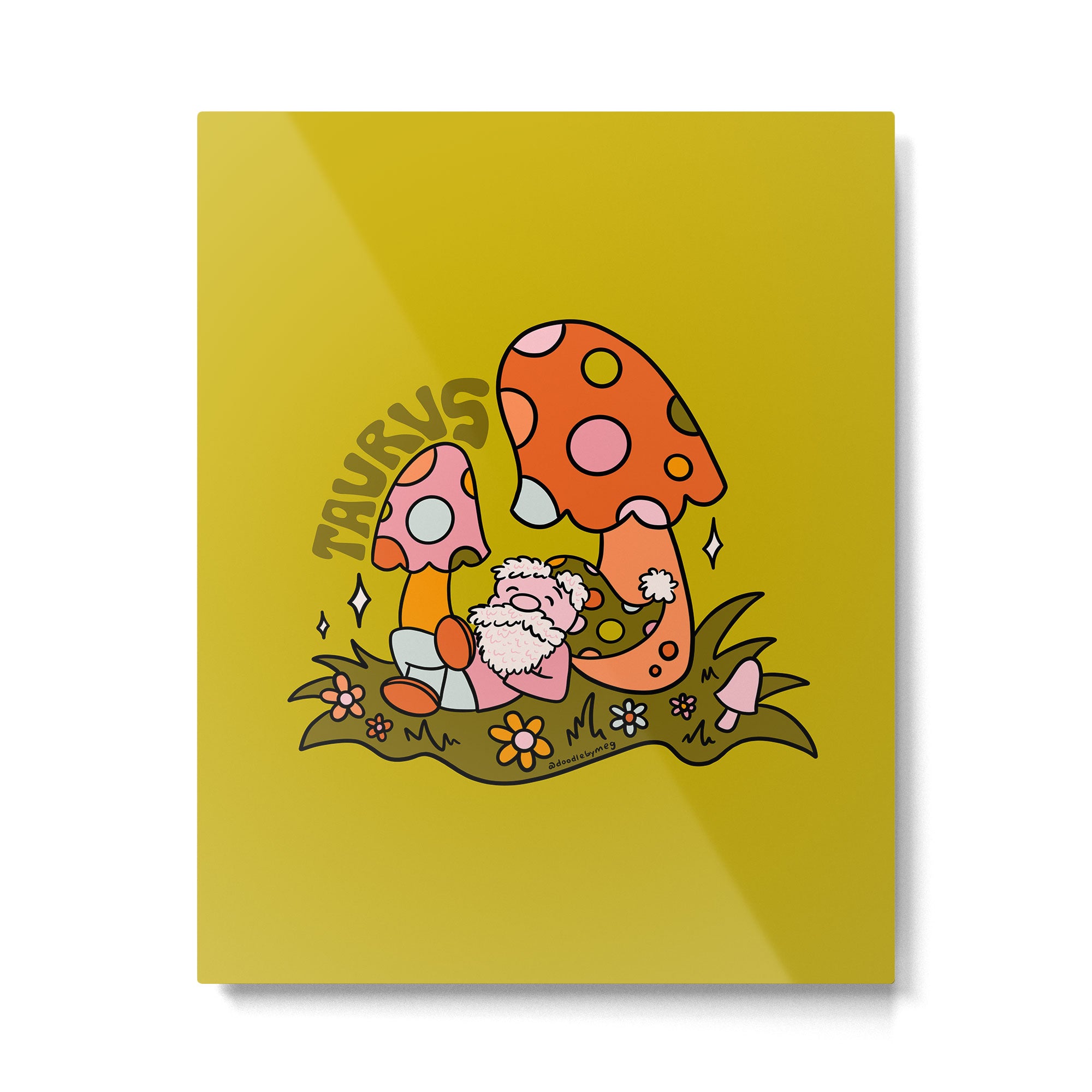 Taurus Gnome Metal Print Gallery Image 6