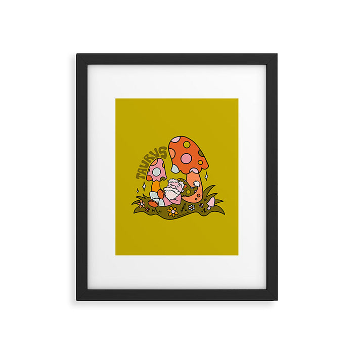 Taurus Gnome Framed Art Print Gallery Image 1