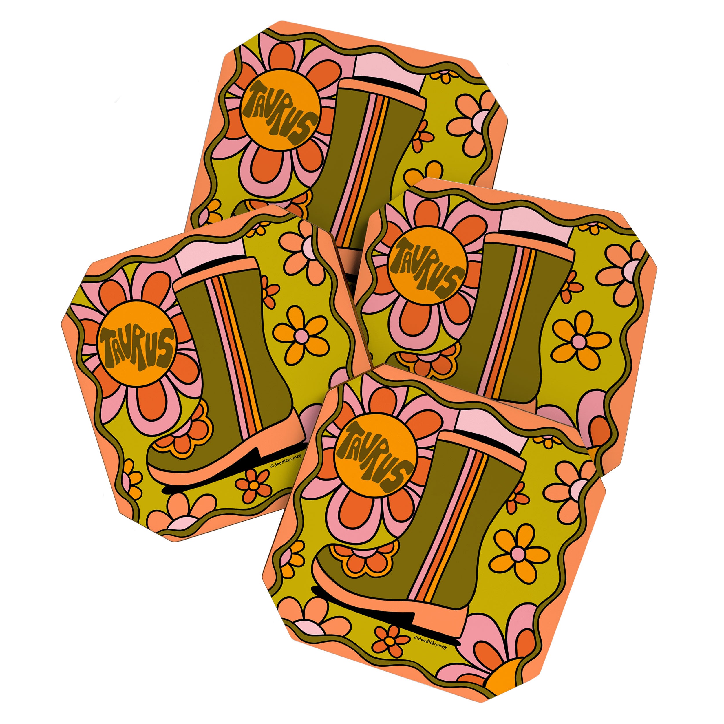 Taurus Groovy Boot Coaster Gallery Image 1