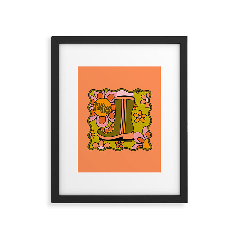 Taurus Groovy Boot Framed Art Print Gallery Image 6
