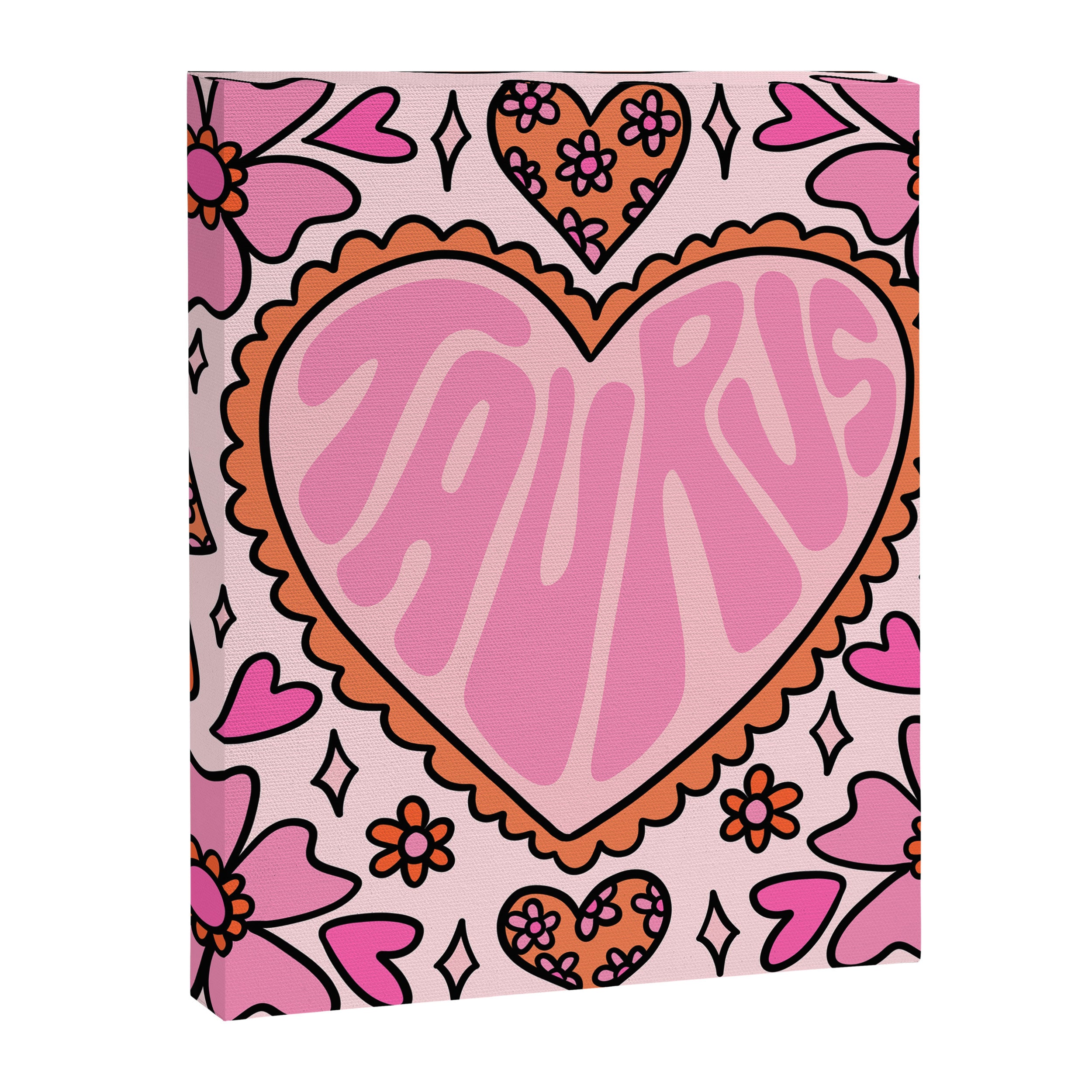 Taurus Heart Canvas Print Gallery Image 8