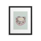 Taurus Heart Cake Framed Art Print Gallery Image 6