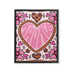 Taurus Heart Framed Canvas Print Gallery Image 8