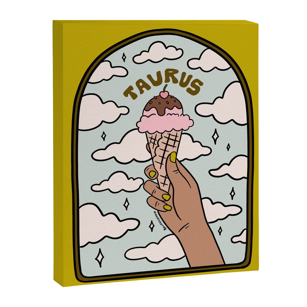 Taurus Ice cream Canvas Print Gallery Image 8