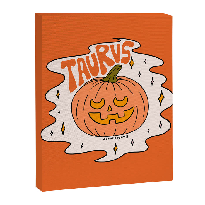 Taurus Jack O Lantern Canvas Print Gallery Image 1