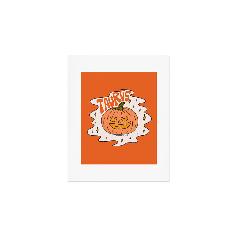 Taurus Jack O Lantern Art Print Gallery Image 1