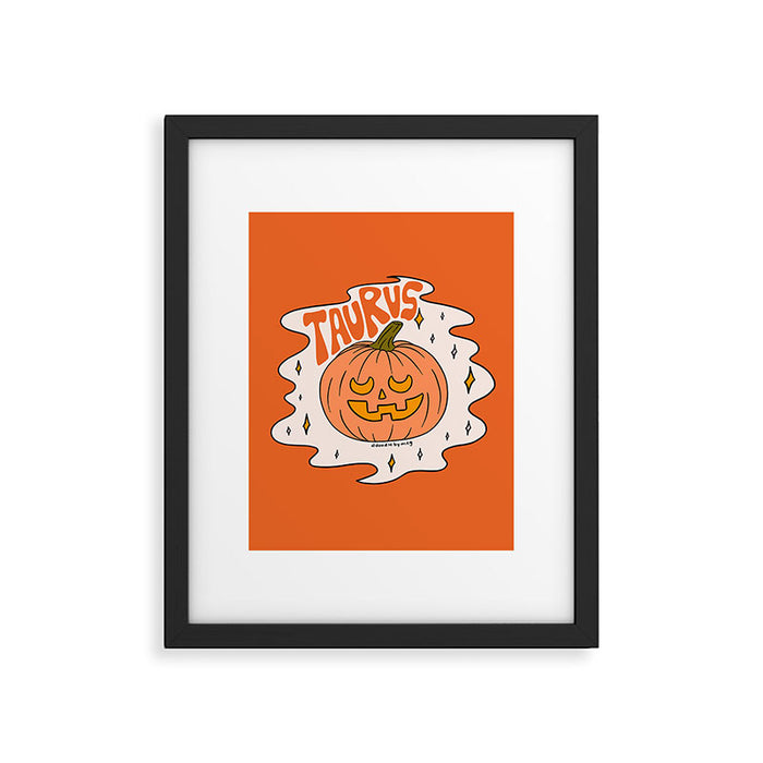 Taurus Jack O Lantern Framed Art Print Gallery Image 1