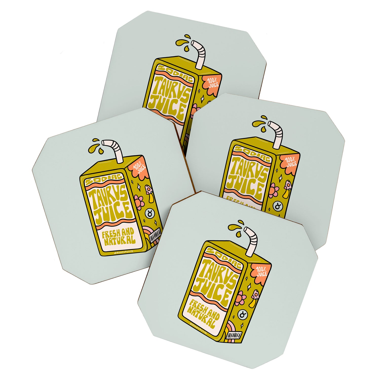 Taurus Juice Box Coaster Gallery Image 1