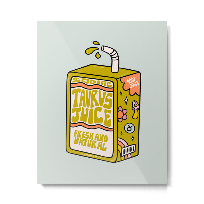 Taurus Juice Box Metal Print Gallery Image 1