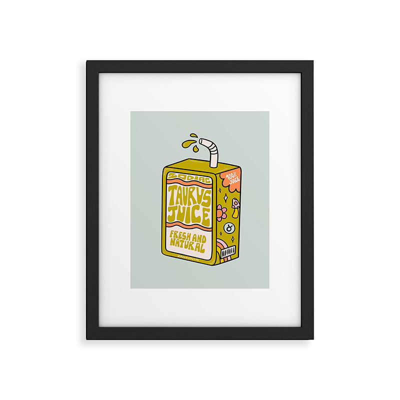 Taurus Juice Box Framed Art Print Gallery Image 6