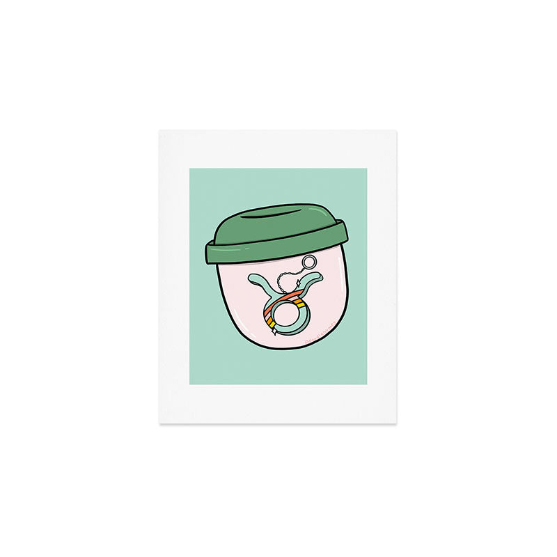 Taurus Keychain Art Print Gallery Image 1