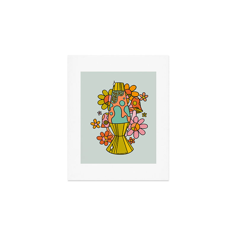 Taurus Lava Lamp Art Print Gallery Image 1