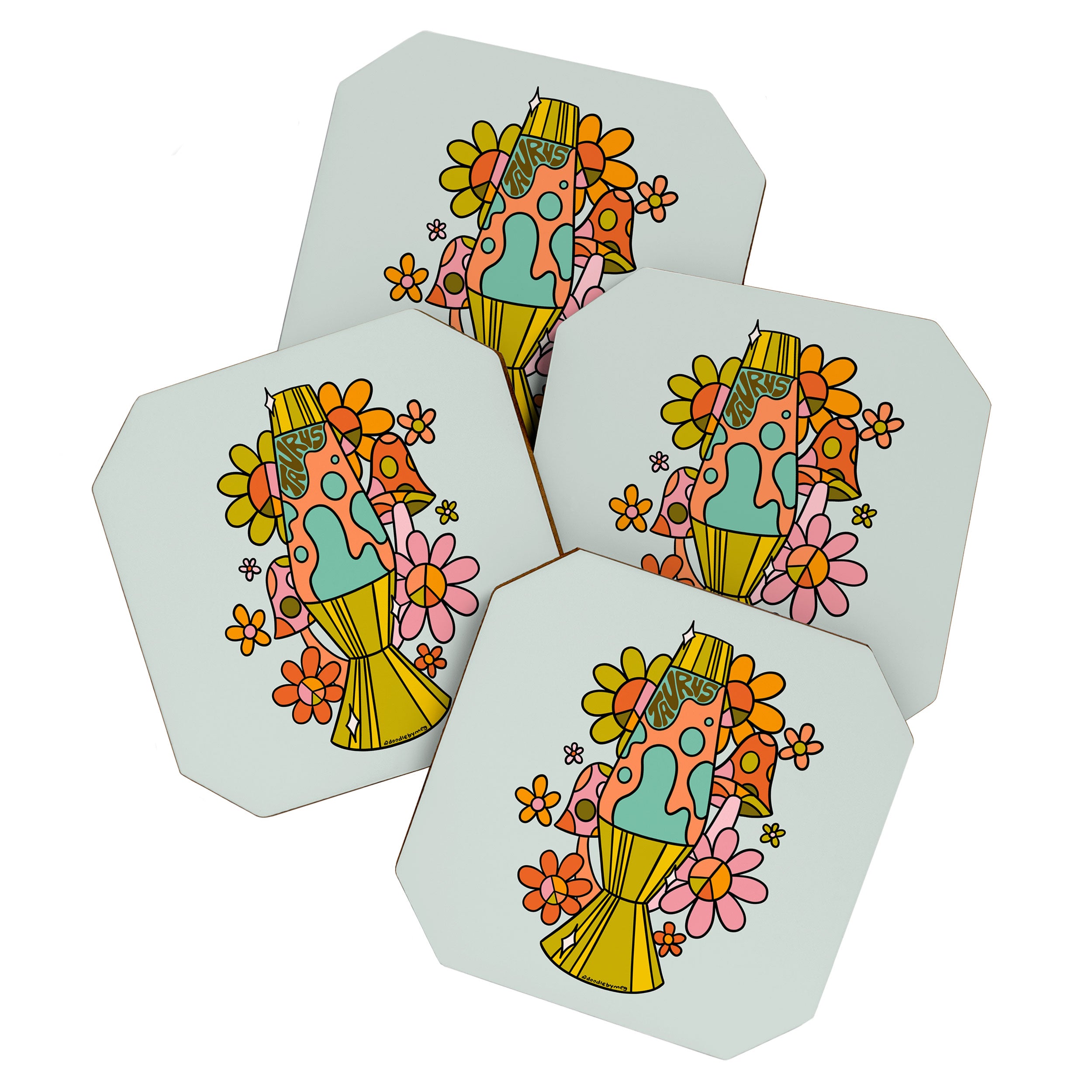 Taurus Lava Lamp Coaster Gallery Image 1