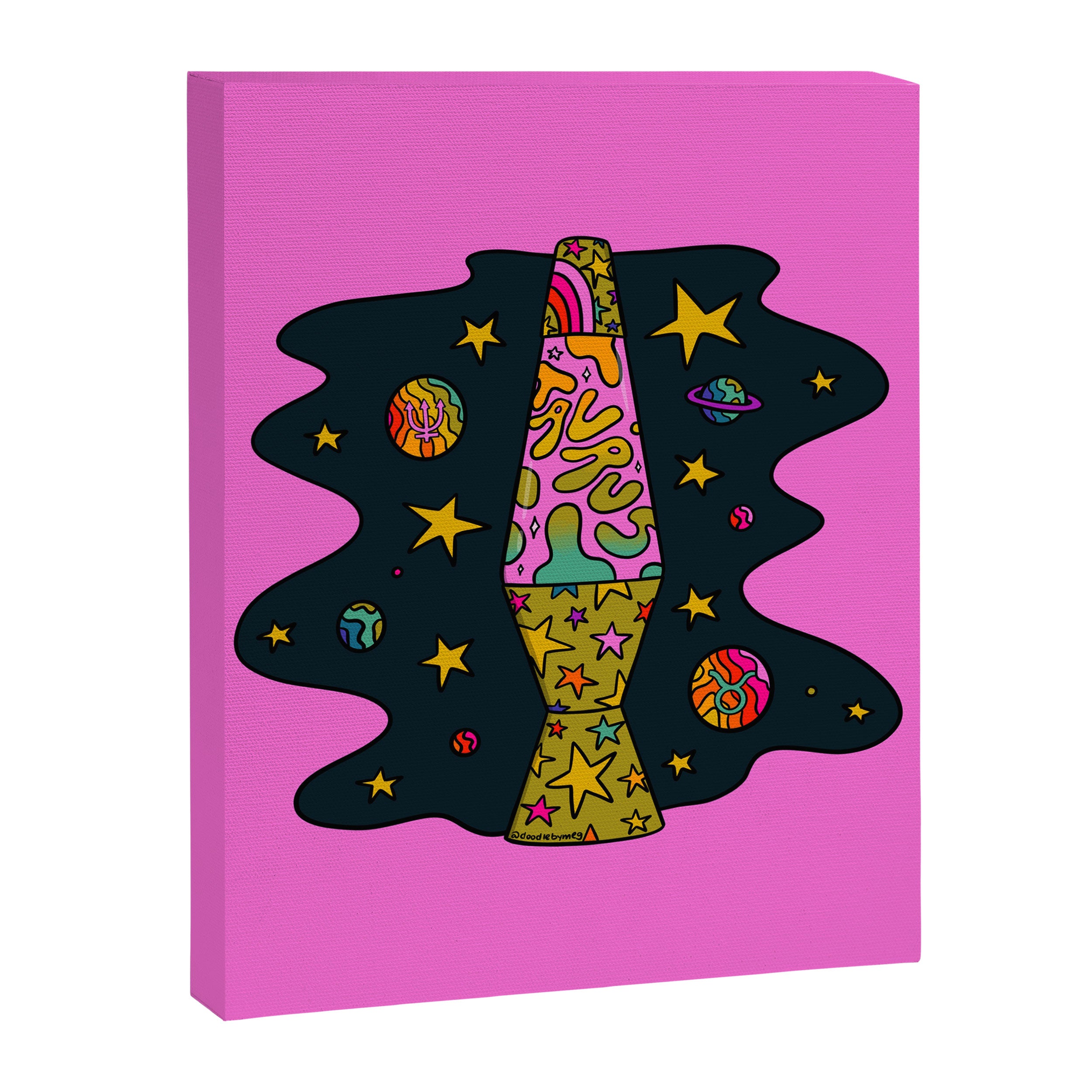Taurus Lava Lamp Canvas Print Gallery Image 8