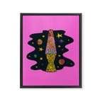 Taurus Lava Lamp Framed Canvas Print Gallery Image 8