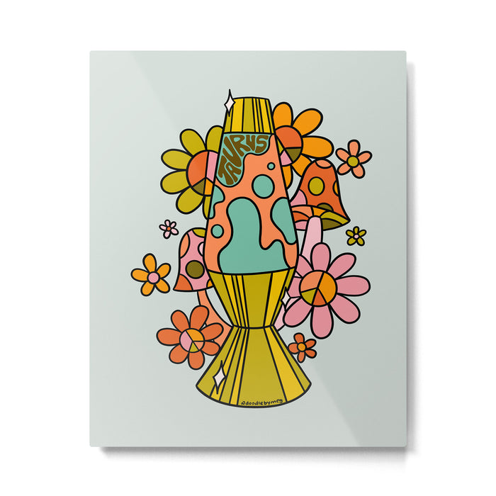 Taurus Lava Lamp Metal Print Gallery Image 1