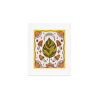 Taurus Leaf Art Print Gallery Image 1