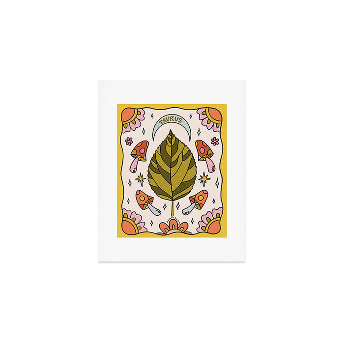 Taurus Leaf Art Print Gallery Image 1