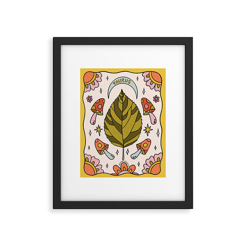Taurus Leaf Framed Art Print Gallery Image 6