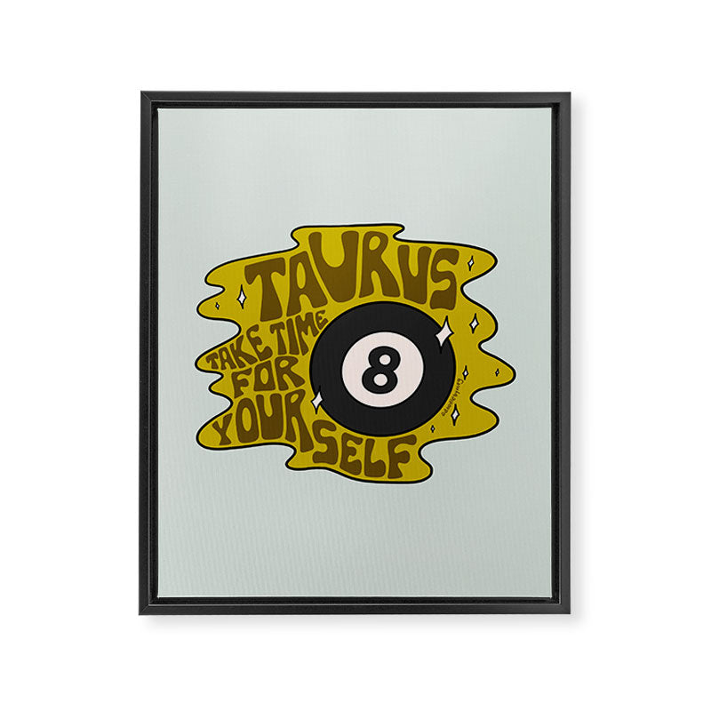Taurus Magic 8 Ball Framed Canvas Print Gallery Image 8
