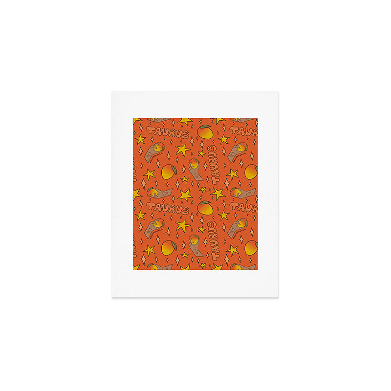 Taurus Mango Print Art Print Gallery Image 1