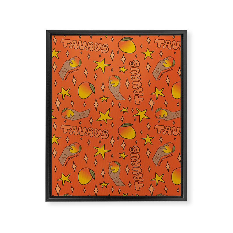 Taurus Mango Print Framed Canvas Print Gallery Image 8