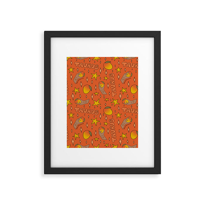 Taurus Mango Print Framed Art Print Gallery Image 1
